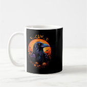 Schwarze Krähe, F-caw-f Lustiger Schwarzer Vogel M Kaffeetasse (Links)
