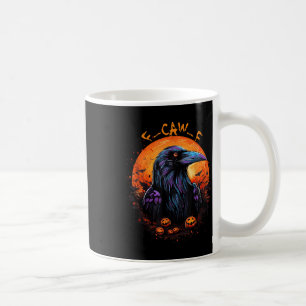 Schwarze Krähe, F-caw-f Lustiger Schwarzer Vogel M Kaffeetasse