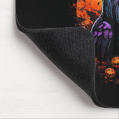 Schwarze Krähe, F-caw-f Lustiger Schwarzer Vogel M Mousepad (Ecke)