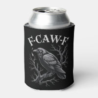 Schwarze Krähe F-Caw-F Lustiger Schwarzer Vogel Mo