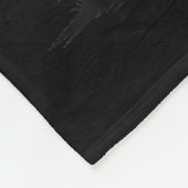 Schwarze Krähe F-caw-f Lustiger Schwarzer Vogel Sc Fleecedecke (Ecke)