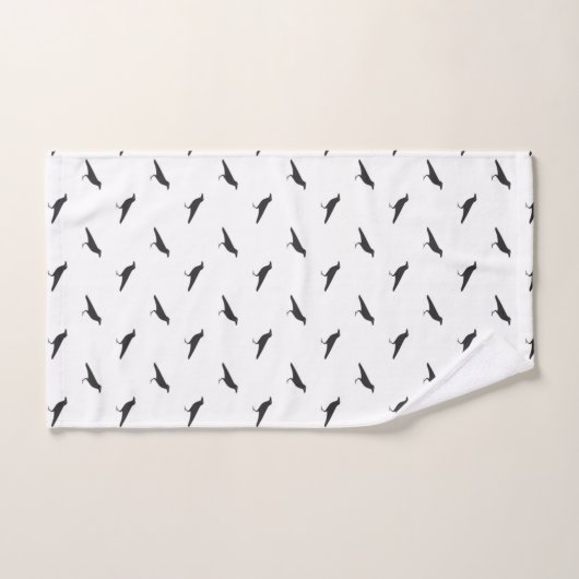 Schwarze Krähen Badezimmer Handtuch Set (Handtuch)