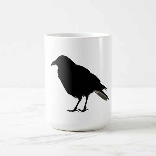 Schwarze Krähen Kaffeetasse (Mittel)