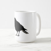 Schwarze Krähen Kaffeetasse (VorderseiteRechts)