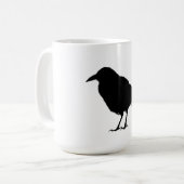 Schwarze Krähen Kaffeetasse (Vorderseite Links)