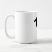 Schwarze Krähen Kaffeetasse (Links)