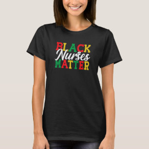 Schwarze Krankenschwester African American Stolz R T-Shirt