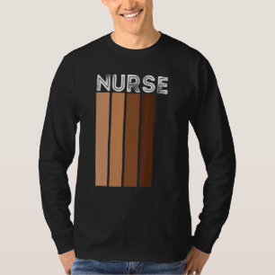 Schwarze Krankenschwester für Mädchen Afrikanische T-Shirt