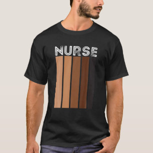 Schwarze Krankenschwester für Mädchen, nur afrikan T-Shirt