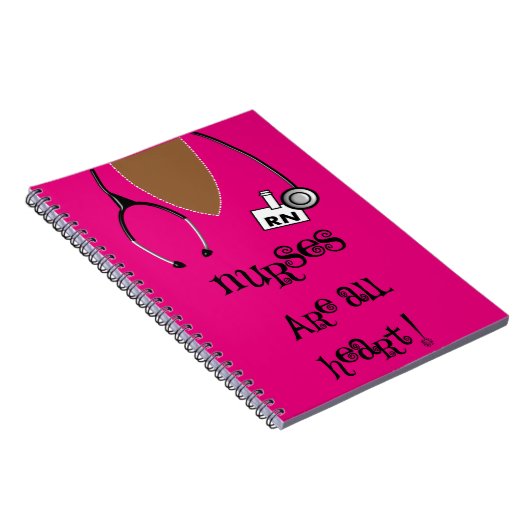 Schwarze Krankenschwester scheuern Spitzen-und Notizblock (Rechte Seite)