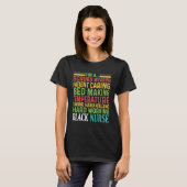 Schwarze Krankenschwester trägt afrikanische ameri T-Shirt (Vorne ganz)