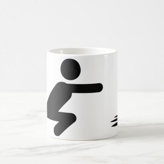 schwarze kräuselnikone kaffeetasse (Mittel)