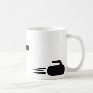 schwarze kräuselnikone kaffeetasse