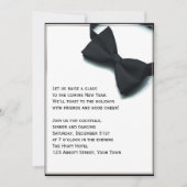 Schwarze Krawatte Affäre Silvester Einladung (Vorderseite)