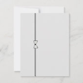 SCHWARZE KRAWATTE CORPORATE DINNER EMPFANG INVITAT EINLADUNG (Rückseite)