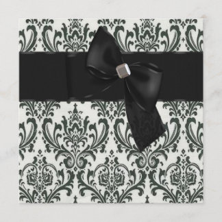 Schwarze Krawatte Einladung