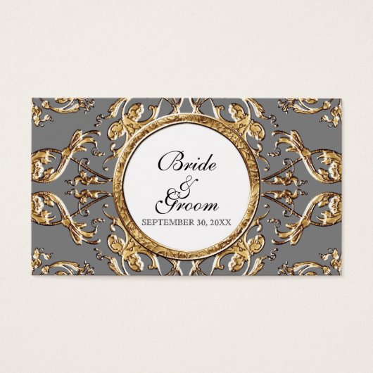 Schwarze Krawatte Elegance 2 - Gastgeschenk Hochze (Vorderseite)