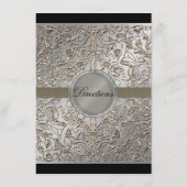 Schwarze Krawatte Elegance, Fahrtrichtung Hotel In Begleitkarte (Rückseite)