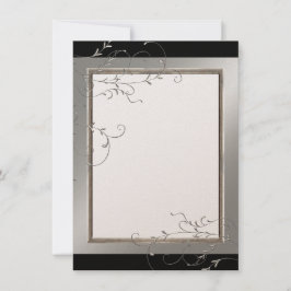 Schwarze Krawatte Elegance, vielen Dank für Ihre A Dankeskarte