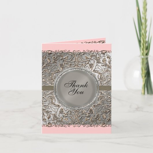 Schwarze Krawatte Elegance, vielen Dank für Ihre A Dankeskarte (Vorderseite)