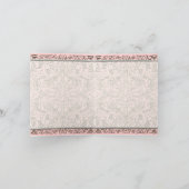 Schwarze Krawatte Elegance, vielen Dank für Ihre A Dankeskarte (Innenseite)