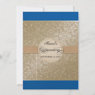 Schwarze Krawatte Elegante, Cobalt Blue Cream Quin Einladung