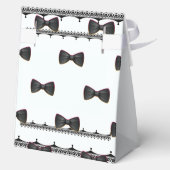 Schwarze Krawatte Geschenkschachtel (Rückseite)