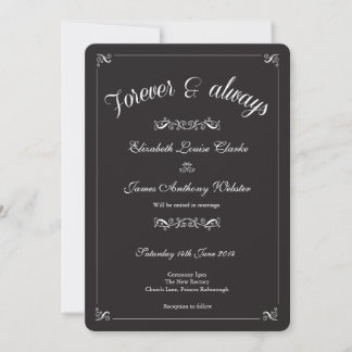 Schwarze Krawatte Hochzeit Einladung
