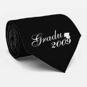 Schwarze Krawatte "Joshua" Abschluss-2009 (Gerollt)