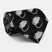 SCHWARZE KRAWATTE: MAUS: BLEISTIFT: REALISMUS KRAWATTE (Gerollt)