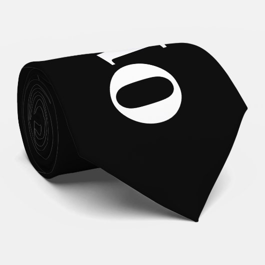 Schwarze Krawatte optional (Gerollt)