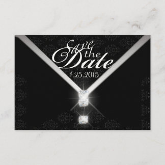 Schwarze Krawatte Save the Date