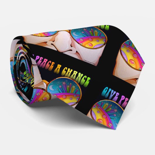 Schwarze KRAWATTE - SCHATTEN DER SECHZIGEN (Gerollt)