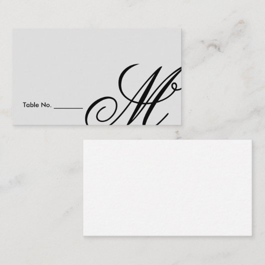 Schwarze Krawatte | Schwarz-Weiß | Begleitkarte (Vorne/Hinten)