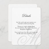 Schwarze Krawatte | Schwarz-Weiß | Karte einführen (Vorne/Hinten)