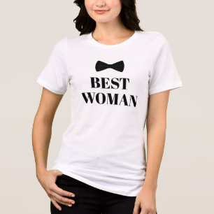 Schwarze Krawatte Tri-Blend Shirt