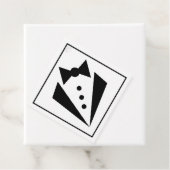 Schwarze Krawatte - Tuxedo Bacherlor Party Geschenkanhänger (Beispiel)
