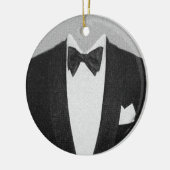 Schwarze Krawatte Weihnachtsschmuck (Links)