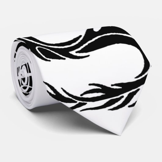 schwarze Krawatten des Drachen (Gerollt)