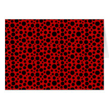 Schwarze Kreise mit dunkelroten Farben