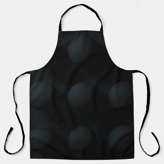 Schwarze Kreise Schürze (Vorderseite)