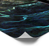 SCHWARZE KREUZEN MIT HELLEN HIGHLIGHTS POSTER (Ecke)