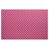 Schwarze Kreuzstiche auf Fuchsia Stoff (Yard (91,4 cm))