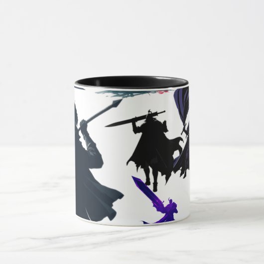 Schwarze Krieger Tasse (Zentrum)