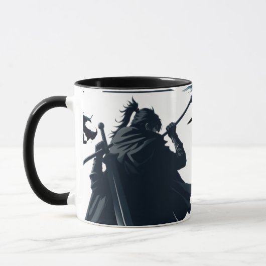 Schwarze Krieger Tasse (Links)