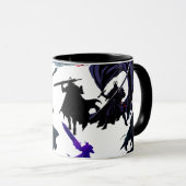 Schwarze Krieger Tasse (VorderseiteRechts)