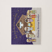 Schwarze Krippe Puzzle (Vertikal)