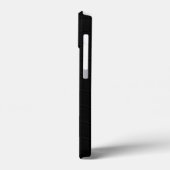 Schwarze Krokodile-Hautfarbe Case-Mate iPhone Hülle (Rückseite / Links)