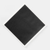 Schwarze Krokodile-Hautfarbe Serviette (Ecke)