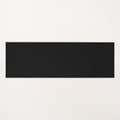 Schwarze Krokodile-Hautfarbe Yogamatte (Vorderseite (Horizontal))